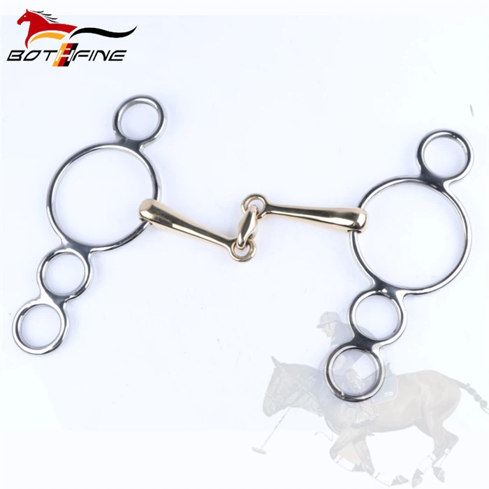 Show Jump French Link 4 Ring Gag Show Jump French Link 4 Ring Gag